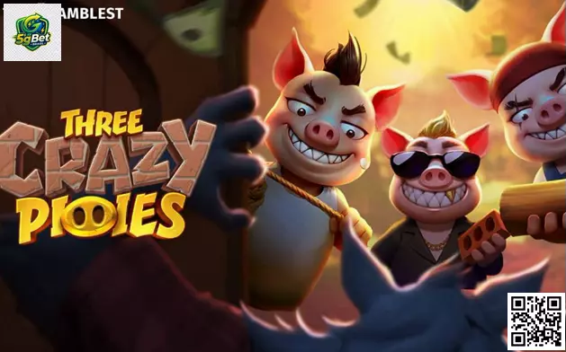 Three Crazy Piggies Banner