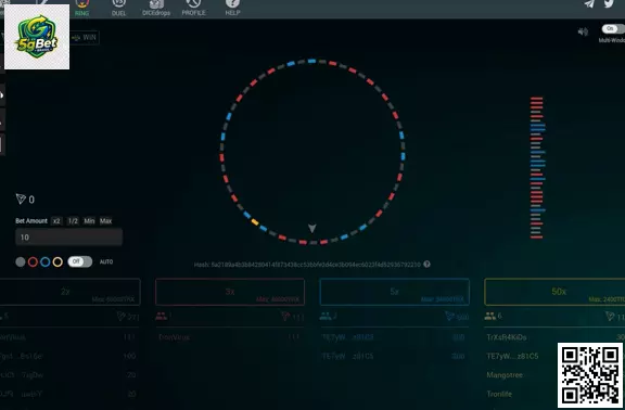 Interface TrxWinGo 1 Minuto