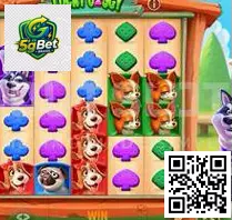 Lucky Doggy no 5gbetbr.net com tema canino e interface de slot